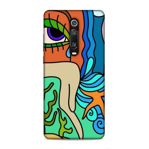 Xiaomi Redmi K20 Uyumlu Kılıf Face'X 10 Full Koruma Kılıfı Mor Göz