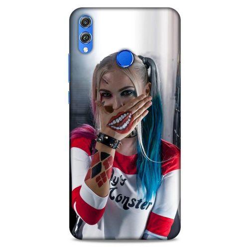 Huawei Honor 8x Uyumlu Kılıf Harley Quinn (25) Antişok Kapak Kiremit