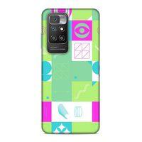 Xiaomi Redmi 10 Uyumlu Kılıf Insomnia (30) Silicone Case Pembe Yeşil