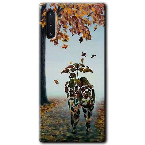 Galaxy Note 10 Kılıf HD Desen Baskılı Arka Kapak - Doğadan Aşk + Kırılmaz Cam