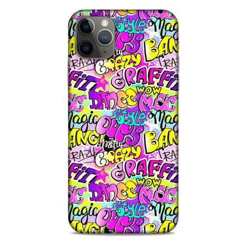 Graffitix (11) Desenli Silikon Kapak Apple Iphone 11 Pro Max Kılıf