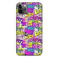 Graffitix (11) Desenli Silikon Kapak Apple Iphone 11 Pro Max Kılıf