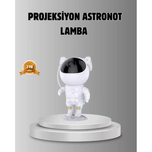 Astronot Galaksi Projeksiyon Lambası Bluetooth Bağlantılı Ve Uzaktan Kontrollü