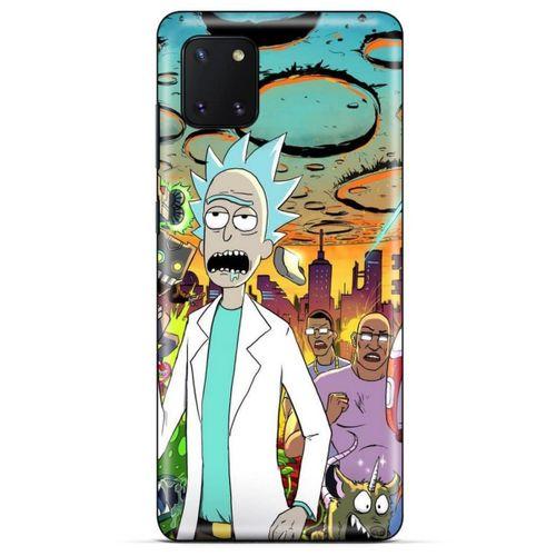 Huawei Y5P Uyumlu Kılıf Rick And Morty (42) Rugged Armor Kılıf Story Train Morty