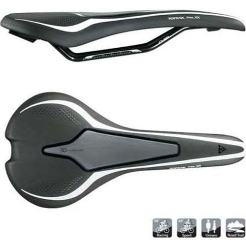 Sele Dikişsiz Siyah-Beyaz Topeak