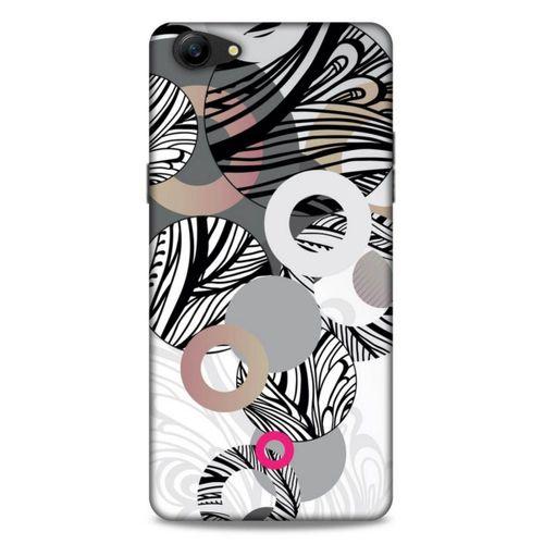 Lopard Oppo A79 Uyumlu Kılıf Soyut Sanat (42) Desenli Rugged Armor Kılıf