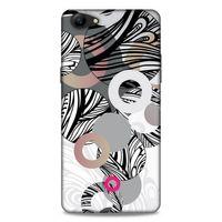 Lopard Oppo A79 Uyumlu Kılıf Soyut Sanat (42) Desenli Rugged Armor Kılıf