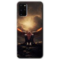 Potkal Hediye Fabrikası Samsung Galaxy S20 Plus Kılıf HD Desen Baskılı Arka Kapak - Wings of Power