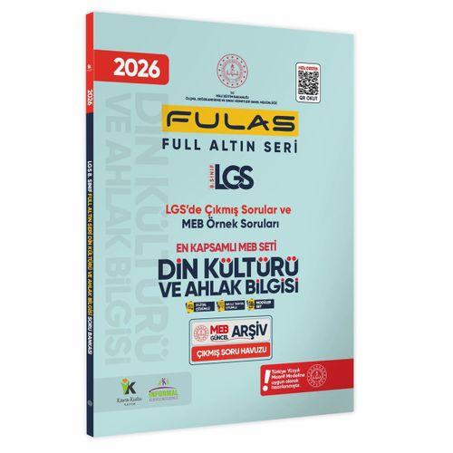 2026 8 Sınıf Full LGS Altın Seri FULAS DİN KÜLTÜRÜ ve AHLAK BİLGİSİ Çıkmış Soru Bankası Modüler Set