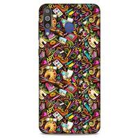 Graffitix (18) Desenli Silikon Kapak Samsung Galaxy M30 Kılıf