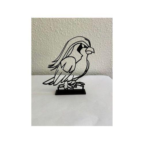Pidgeot Pokemon Çizgi Sanat 3D Baskı (Bu ürün Sadece Plastik parçadır - Almadan Önce Soru Sorabilirsiniz)