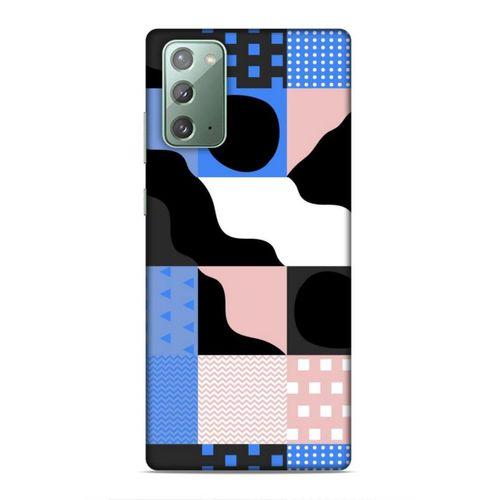 Samsung Galaxy Note 20 Uyumlu Kılıf Insomnia (44) Tough Armor Kılıf Mavi Siyah