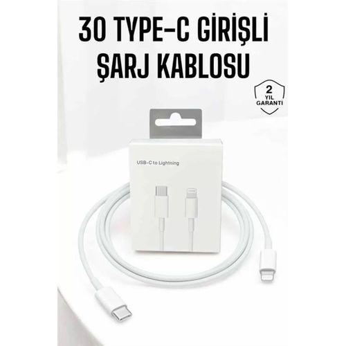 Iphone Uyumlu İos Uyumlu Lightning Hızlı Şarj Tye C Lightning Şarj Kablosu