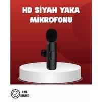 2’li Kablosuz Yaka Mikrofonu İphone İçin Profesyonel Video Ses