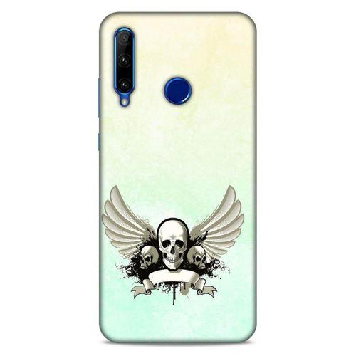 Lopard Huawei Honor 20 Lite Uyumlu Kılıf Tattoo's (8) Baskılı Kılıf Yeşil Beyaz