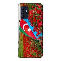Oppo Reno 6 4G Uyumlu Kılıf Azarbaijan (8) Baskılı Kılıf Azərbaycan Lale