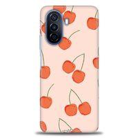 Tecno Spark 8C Kılıf HD Baskılı Kılıf - Büyük Kirazlar + Tam Ekran Koruyucu