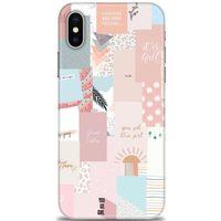 iPhone X Kılıf HD Baskılı Kılıf - Girl + Tam Ekran Koruyucu