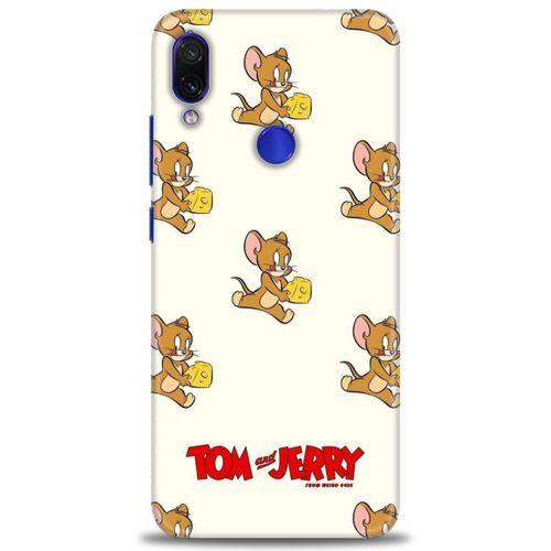 Xiaomi Redmi Note 7 Kılıf HD Baskılı Kılıf - Jerry + Tam Ekran Koruyucu