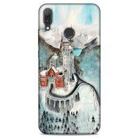 Huawei Y9 2019 Kılıf Almanya (25) Antişok Kapak Schloss Neuschwanstein Şatosu