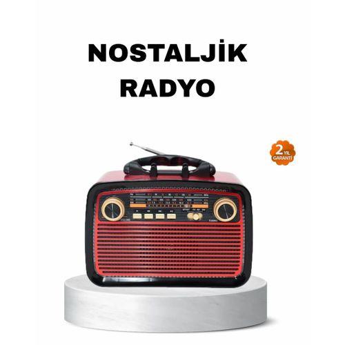 Bluetooth’lu Led Işıklı Nostaljik Müzik Kutusu – Ahşap Dokulu, Vintage Tasarım Ve Yüksek Ses Kalitesi