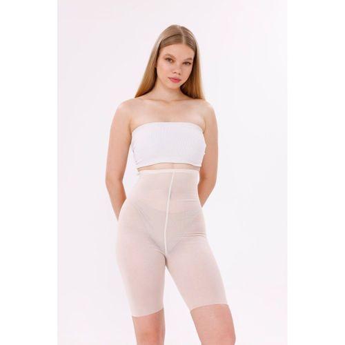 Freshness 0007 Lazer Kesim Tül Yüksek Bel Şort Korse