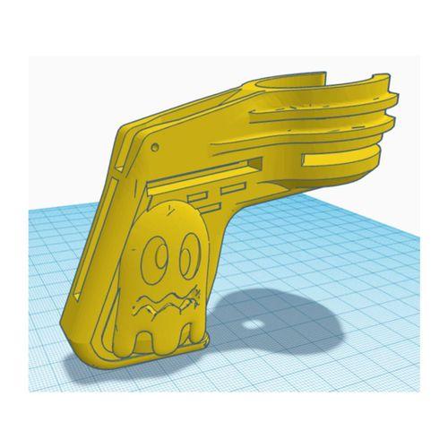 6 Atış Hayalet Tabanca Disk Atıcı (Bu ürün Sadece Plastik parçadır - Almadan Önce Soru Sorabilirsiniz)