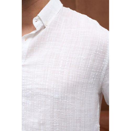 Bien Pamuk Keten Erkek Gömlek - Ekru