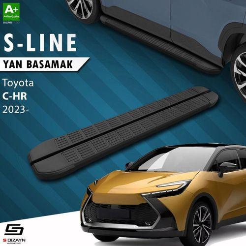 S-Dizayn Toyota C-HR 2 S-Line Siyah Yan Basamak 173 Cm 2023 Üzeri A+ Kalite