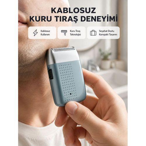 Kuru Kullanım Tıraş Makinesi – Kablosuz, Taşınabilir