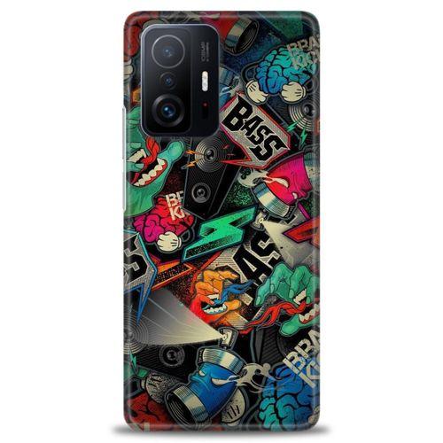 Xiaomi Mi 11T Pro Kılıf HD Baskılı Kılıf - Bass + Tam Ekran Koruyucu