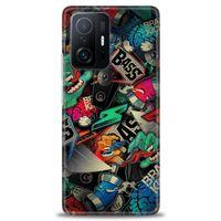 Xiaomi Mi 11T Pro Kılıf HD Baskılı Kılıf - Bass + Tam Ekran Koruyucu