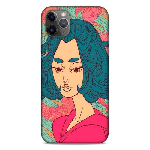 Lopard Apple Iphone 11 Pro Max Uyumlu Kılıf Sürreal Yüzler ♀ (44) Tough Armor Kılıf Desenli