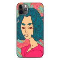 Lopard Apple Iphone 11 Pro Max Uyumlu Kılıf Sürreal Yüzler ♀ (44) Tough Armor Kılıf Desenli