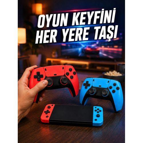 Mini Oyun Konsolu Çift Kablosuz Kontrolcü Hdmı Bağlantılı Oyun Cihazı