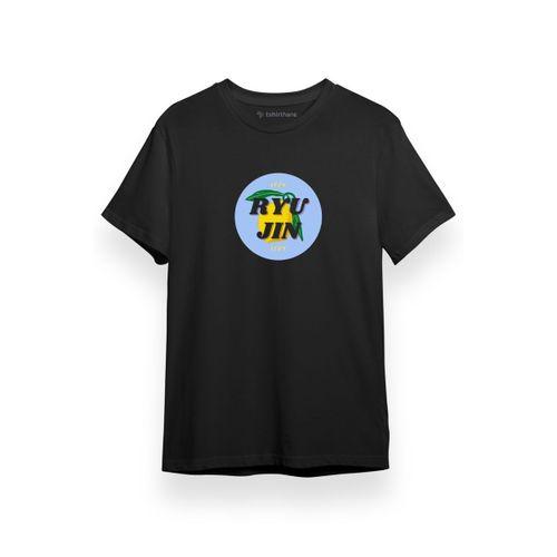 ITZY Ryujin Siyah Kısa kol Erkek Tshirt