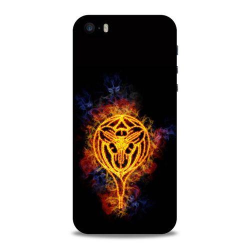 Lopard Apple Iphone 5S Uyumlu Kılıf FireX (18) Telefon Kılıfları Sarı siyah