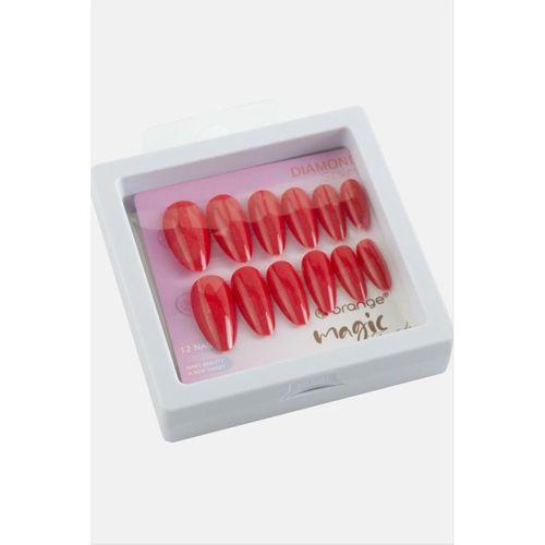 Orange Kedi Gözlü Takma Tırnak