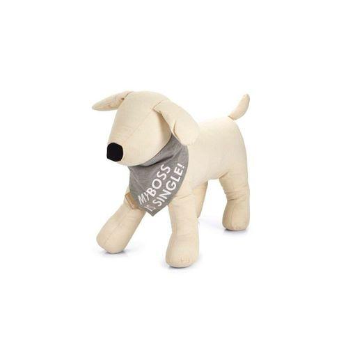 Beeztees Bandana Boyun Tasması Gri 35*29 Cm Large