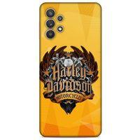 Samsung Galaxy A32 Uyumlu Kılıf Motorsiklet (37) Silicone Cover Harley Davidson