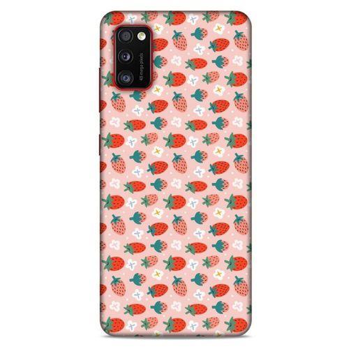 Frutix Çilek 01 Samsung Galaxy A41 Kılıf Desenli Silikon