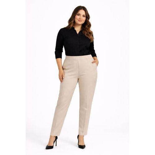 Kadın Kumaş Pantolon Kemer Lastikli BGL-ST05283