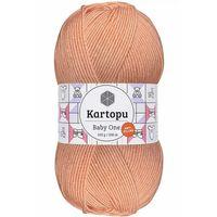 1 Adet Baby One Tüylenmeyen El Örgü İpi Yünü Yavruağzı K253