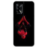 MRCİLETİSİM Oppo A74 Kılıf Kapak - Örümcek Adam +Hayalet Ekran Yandan Gözükmez