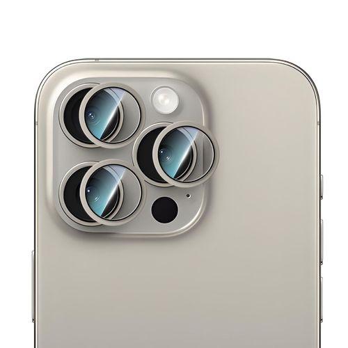 Apple iPhone 16 Pro Max CaseWorld Alloy Two-Color Serisi Lens Koruyucu