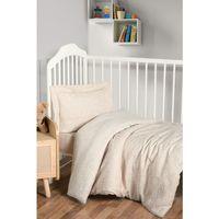 Kanz Kanz Jakarlı Müslin Bebek Nevresim Takımı Knz-013 Heart Kahve