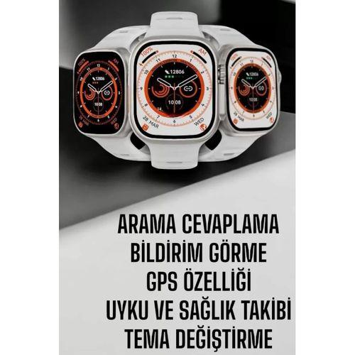 Akıllı Saat Nabız Ölçebilen Yeni Nesil Gps Ve Adımsayar Özelliği