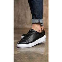 BLF-010 Erkek Sneaker Günlük Casual Spor Ayakkabı Siyah Beyaz Taban