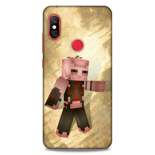 Lopard Xiaomi Redmi Note 6 Pro Uyumlu Kılıf PiXel (40) Fit Silikon Kılıf Saint Row