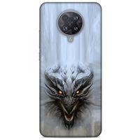 İnfinix Note 7 Kılıf Dragons (11) Tam Koruma Beyaz Ejderha